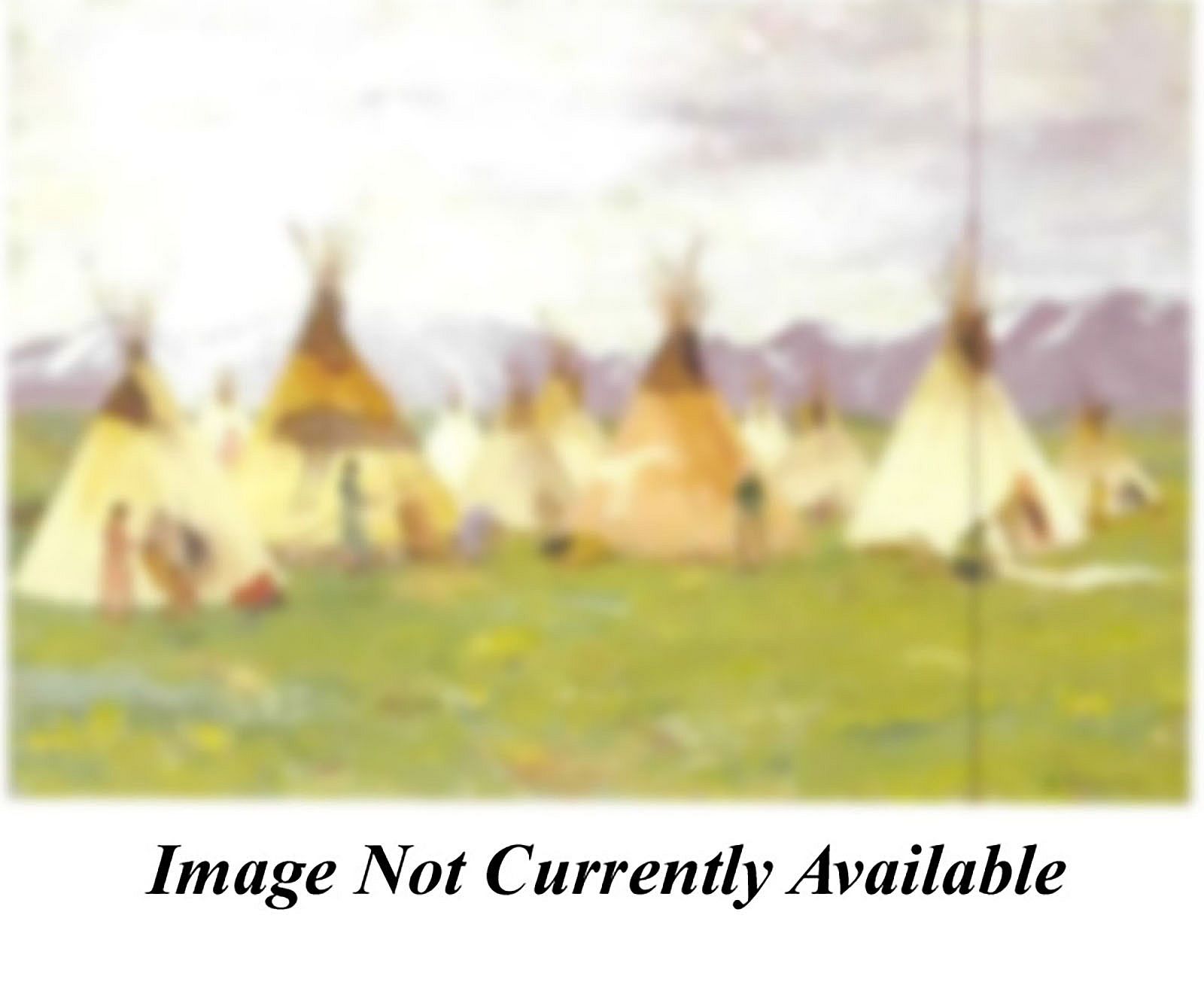 Blackfoot Tepees, Glacier Park, Montana